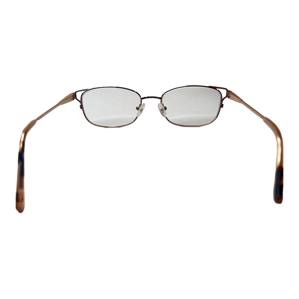 Michael Kors Gold Metal Cat Eye Oval Glasses W Flexible Temples MK3020 51‎ H3558 - Picture 3 of 7